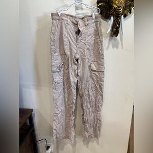 American Eagle Outfitters Light Tan Cargo Pants